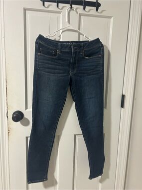 American Eagle Outfitters Dark Blue Skinny Jeans